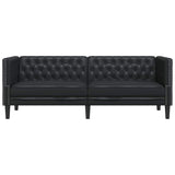 Sofa Black 194 x 74.5 x 70.5 cm PVC 42013015