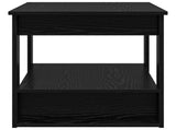 Coffee Table Black Oak 72 x 50 x 50 cm Engineered Wood 8000189