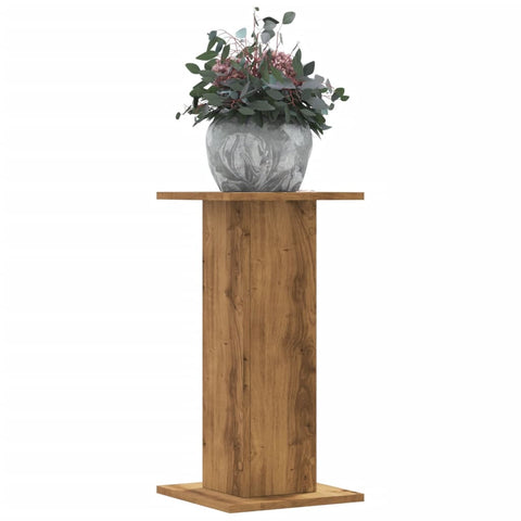 ZNTS Plant Stands 2 pcs Artisian Oak 30x30x60 cm Engineered Wood 3307863