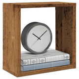 Wall Cube Shelves 4 pcs Old Wood 30x15x30 cm Engineered Wood 856577