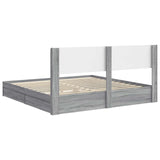 Bed Frame with Storage and Headboard 3 pcs Engineered Wood 3414358