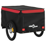 Bike Trailer Black and Red 30 kg Iron 94097