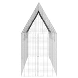Chicken Cage 2 pcs Silver 600 x 100 x 210 cm Galvanised Steel 3394431