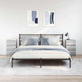 Bedside Cabinets with 3 Drawers 2 pcs Grey Sonoma 39x35x65 cm 861348