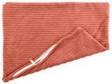Cushion Cover 12 pcs HEERLEN Red Orange 50 x 50 cm Corduroy 910887