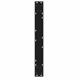 Dining Table Legs 2 pcs Black 80x cm Steel 4012728
