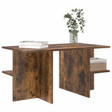 Coffee Table Smoked Oak 87 x 50 x 45 cm Engineered Wood 8001059