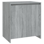 3 Piece Sideboard Grey Sonoma Engineered Wood 3098079