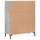 Sideboard Concrete Grey 69.5x34x90 cm Engineered Wood 828048