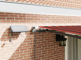 Retractable Awning Orange and brown 450 x 350 cm Fabric 3331086