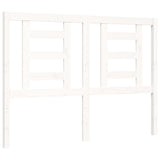 Bed Frame without Mattress White 140x200 cm Solid Wood 3194702