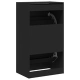 Shoe Cabinet Black Engineered wood 60x42x108 cm Shoe Cabinet 3214386
