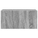 TV Wall Cabinet Grey Sonoma 60 x 31 x 29.5 cm Engineered Wood 892201