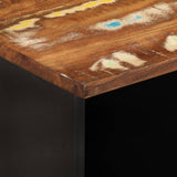 TV Cabinet 100x33x46 cm Solid Wood Reclaimed&Engineered Wood 351972