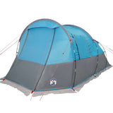 Camping Tent Tunnel 4-Person Blue Waterproof 94632