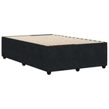 Bed Frame without Mattress Black 120x190 cm Small Double Velvet 3284996