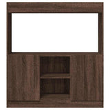 Highboard Brown Oak 92x33x100 cm Engineered Wood 855130