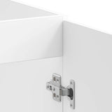 Sink Base Cabinet with Door Porto 2 pcs White Engineered wood 3315021