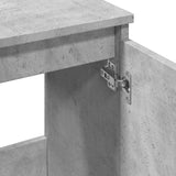 Sink Cabinet Concrete Grey 58x33x60 cm Engineered Wood 857116