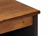 Sideboard with Storage Walnut 60 x 33 x 75 cm Solid Mango Wood 4018249