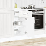 Kitchen Base Cabinet Lucca White Engineered Wood 853707