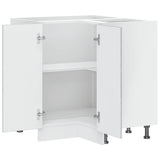 Kitchen Corner Base Cabinet Lucca Grey Sonoma Engineered Wood 853753