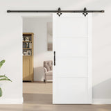 Sliding Door ORKDAL White 86 x 198.5 cm Solid Pine Wood 3333651