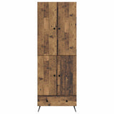 Cabinet Set 2 pcs Old Wood Engineered Wood 3416860