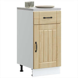 Kitchen Base Cabinet Lucca Sonoma Oak Engineered Wood 853710