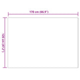 Anti-Slip Faux Rabbit Fur Rug OLITE Pink 120 x 170 cm Polyester 42021702