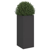 ZNTS Planter Black 32x29x75 cm Steel 841571