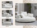 COOLMORE Lazy Sofa Durable Comfort Lounger High Back Bean Bag Chair Couch With Three Pillows for W2678P312242