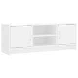 TV Cabinet White 102x30x37.5 cm Engineered Wood 823253