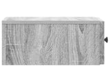 Wall-Mounted Bedside Cabinet 2 pcs Grey Sonoma Engineered Wood 897928