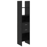 Book Cabinet Black oak 40 x 35 x 180 cm Engineered wood 875441