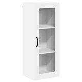 Wall Glass Cabinet LUCCA White 40 x 31 x 100 cm Engineered Wood 885095