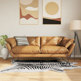 Rug Black and White 120x170 cm Zebra Pattern Washable 136623