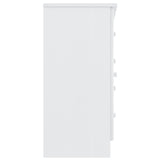 Sideboard ALTA White 77x35x73 cm Solid Wood Pine 353944