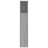 Headboard Cabinet Grey Sonoma Engineered Wood 200x18.5x104.5 817280