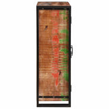 Highboard with Doors Brown Solid Reclaimed Wood and Metal 4104768