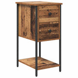 Bedside Cabinet 2 pcs Old wood 32 x 42 x 70 cm Engineered wood 871286