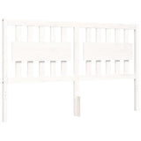 Bed Frame without Mattress White 160x200 cm Solid Wood Pine 3192437