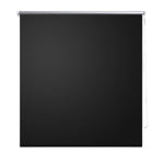 ZNTS Roller Blind Blackout 160 x 230 cm Black 240181