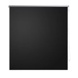 ZNTS Roller Blind Blackout 160 x 230 cm Black 240181