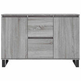 Sideboard Grey Sonoma 101.5x35x70 cm Engineered Wood 827218