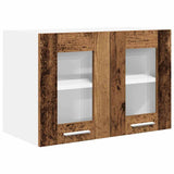 Hanging Cabinet 2 pcs Old Wood 60 x 31 x 40 cm Engineered Wood 884223