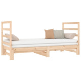 ZNTS Pull-out Day Bed without Mattress 2x cm 3124762