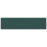 Bathroom Sink with Overflow Ceramic Dark Green 146992