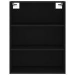 Highboard Black 69.5x34x180 cm Engineered Wood 3189518