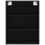 Highboard Black 69.5x32.5x180 cm Engineered Wood 3189574